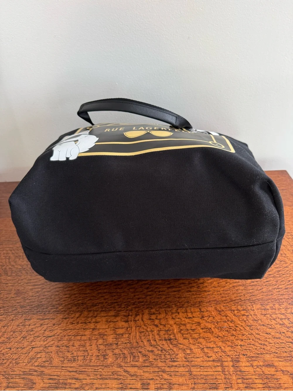 NWOT Karl Lagerfeld Paris Rue Lagerfeld Canvas Tote